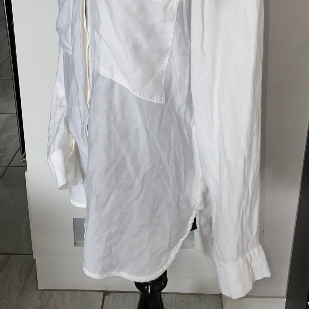 White long sleeve blouse - Picture 3 of 4